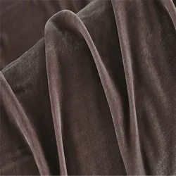 Модная однотонная бархатная ткань из чистого шелка, элегантные женские брюки