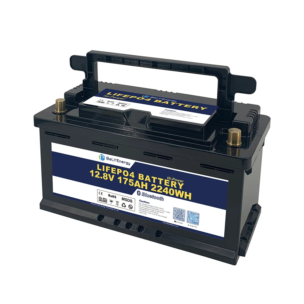Din 8  LiFePO4 Lithium Ion Battery 12V 175AH  for Recreational Vehicle