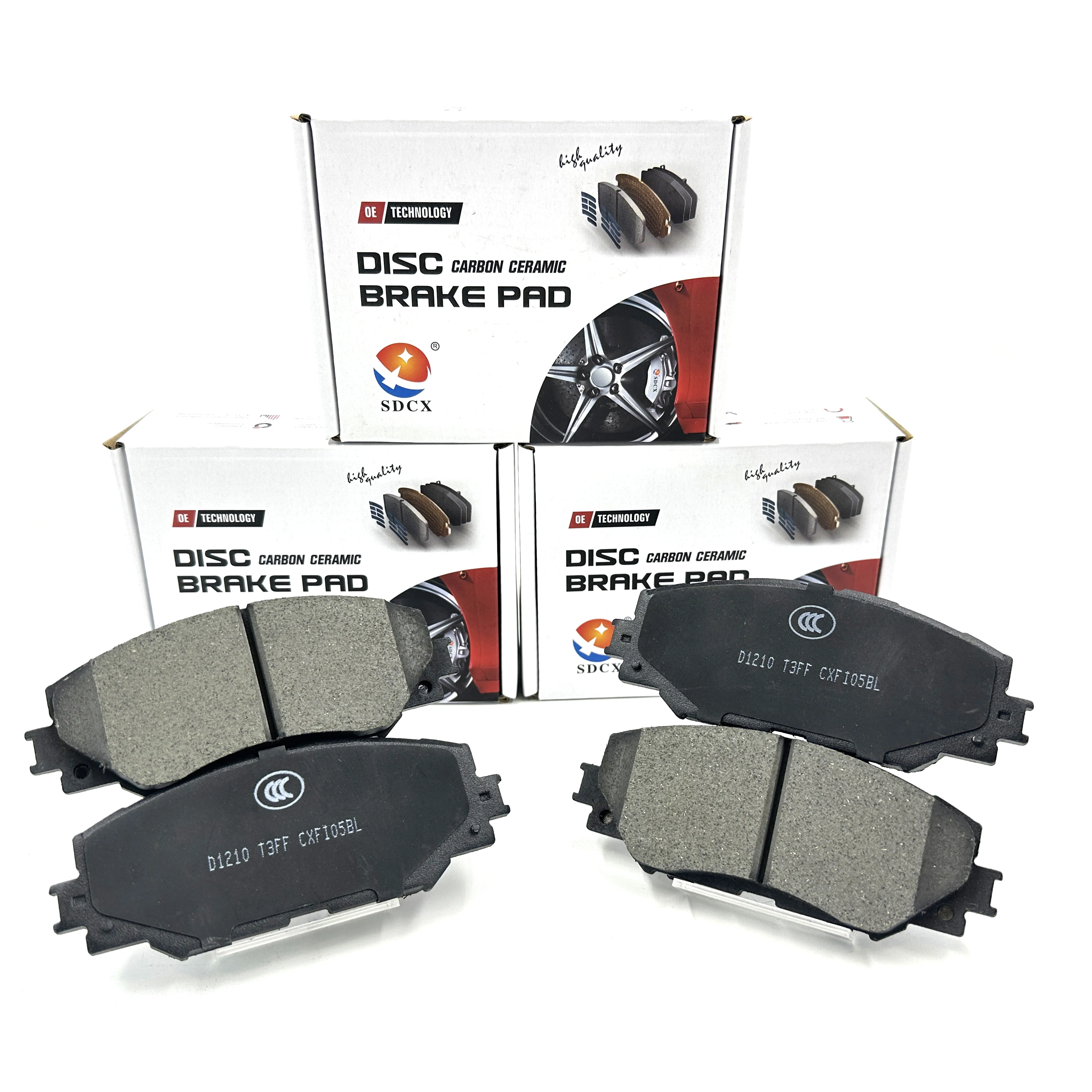 SDCX D2106-9340 Front Brake Pad for JETTA Cars - Premium Ceramic