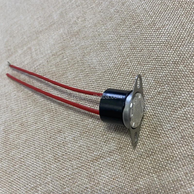 Waterproof Electric Thermostat Temperature Control Switch Fixing Ring KSD301 for Household Soymilk Maker 250V 10A Auto-reset