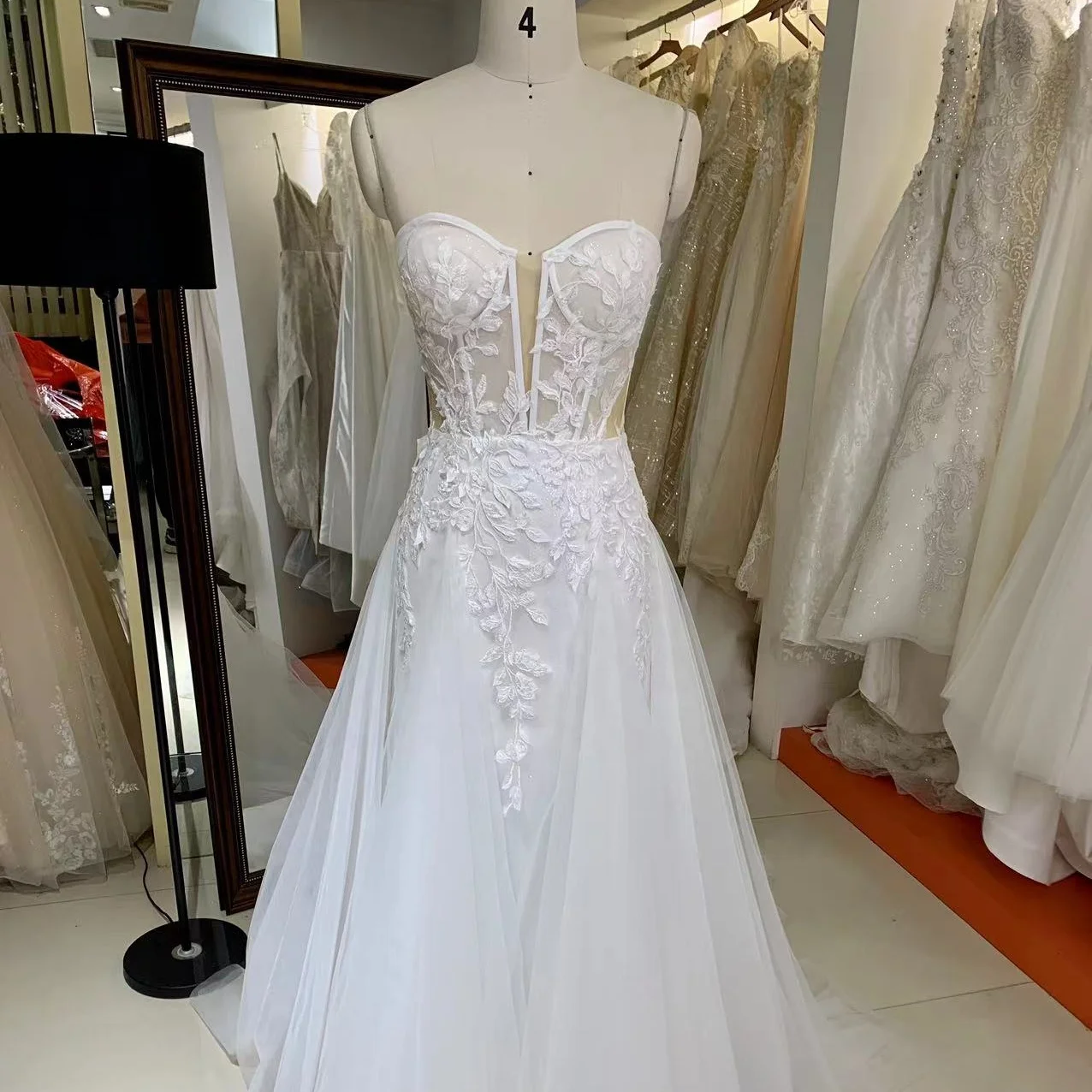 Shop Our Collection of Simple Sweetheart Fitted Corset Wedding Dresses