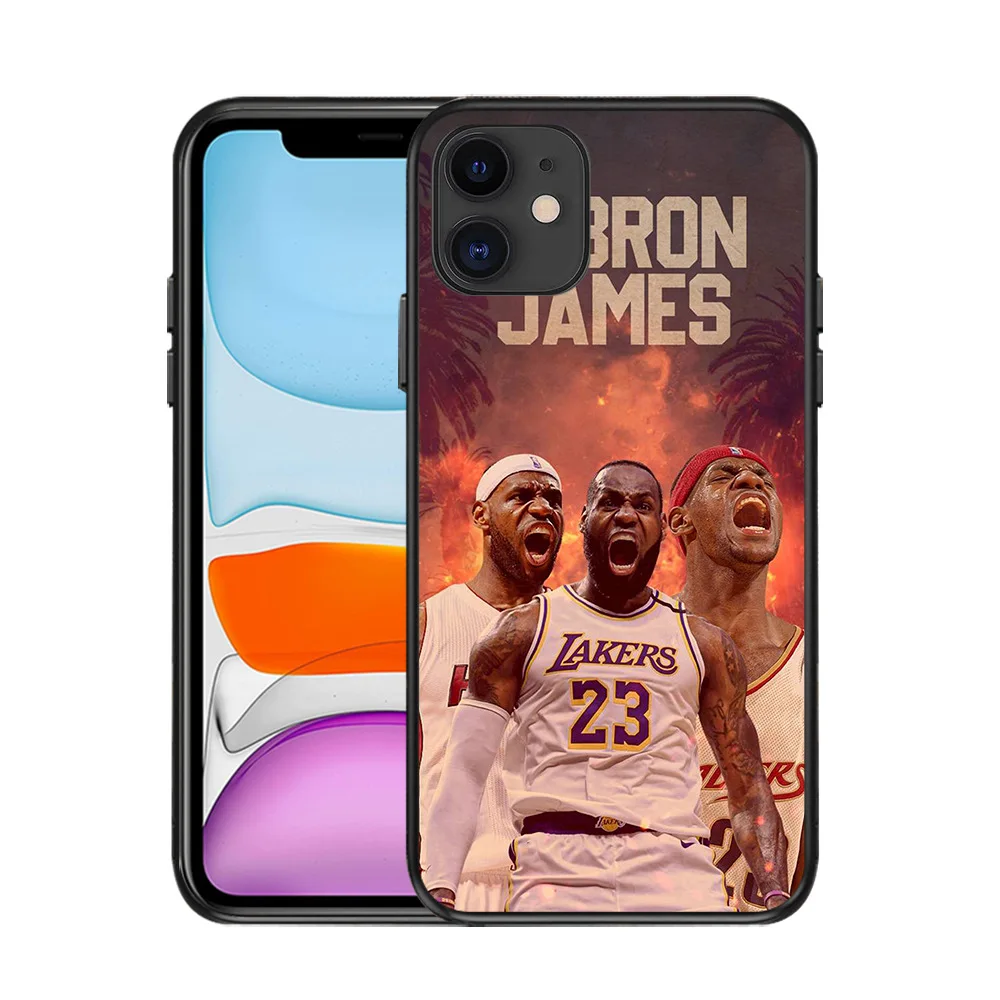 ماهي لغة المكسيك Personalized Nba Basketball 23 Lakers Lebron James Soft Tpu Phone ... coque iphone 7 Lebron James Face