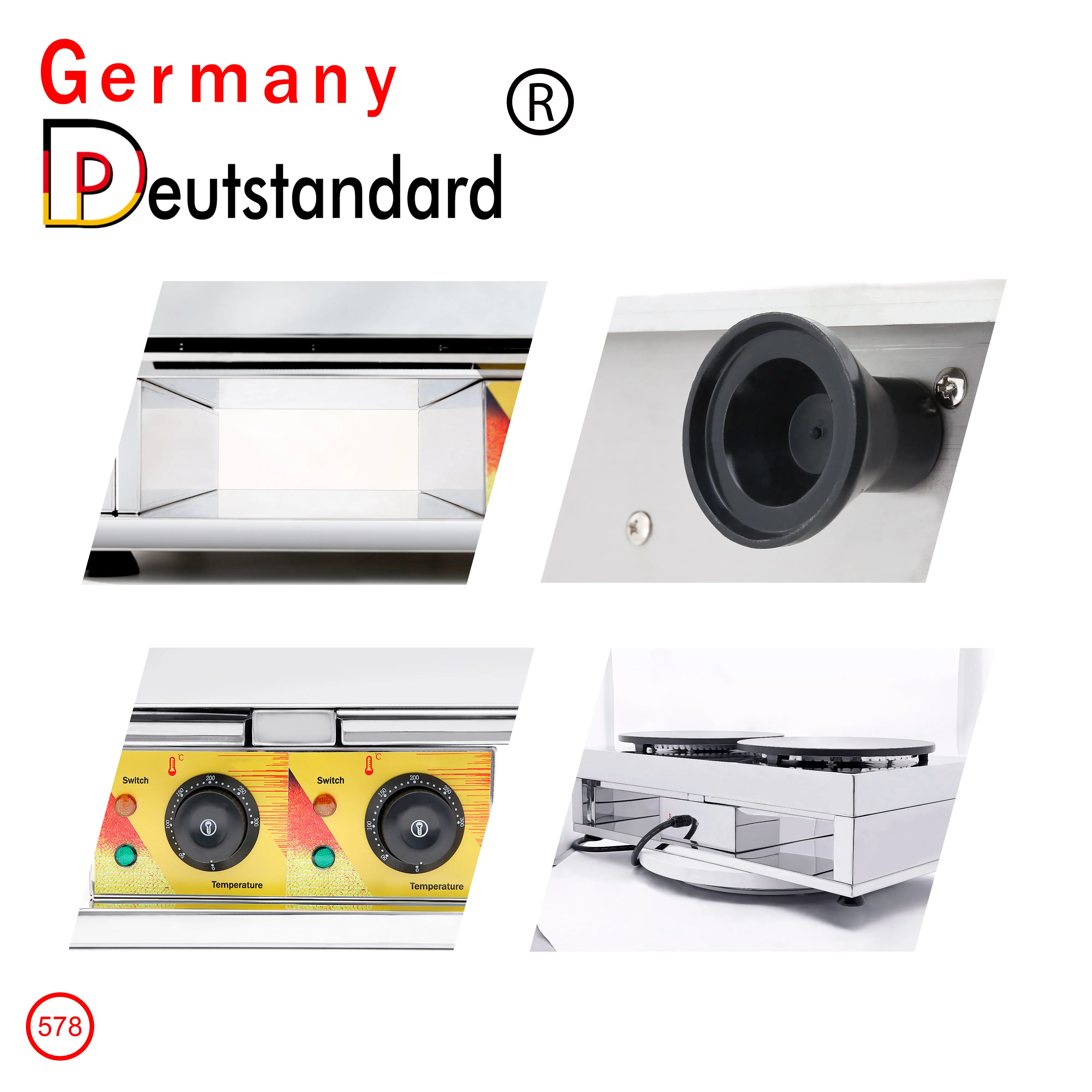 Germany Deustandard Commercial Crepe Maker Pancake Machine