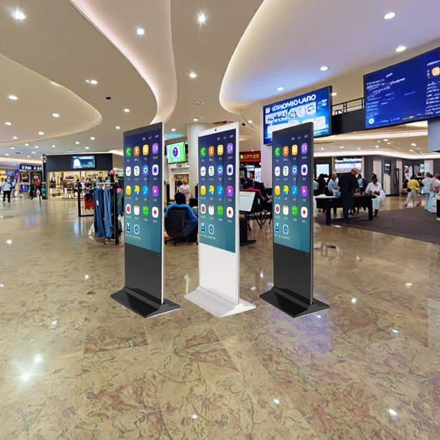 Best 75 86 98 Inch Indoor Interactive Display Advertising Screen Digital Signage Touch Screen Floor Standing Digital Signage