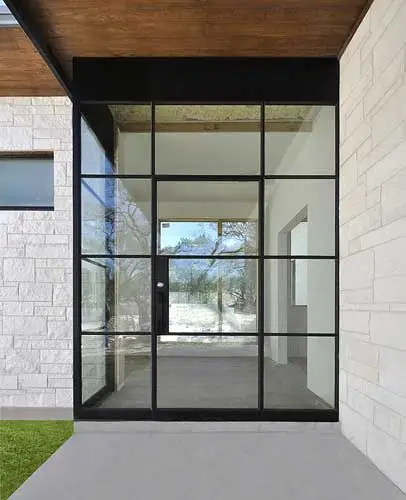 Multi Functional Galvanized Framed Wrought Iron Window and Door Gril Design