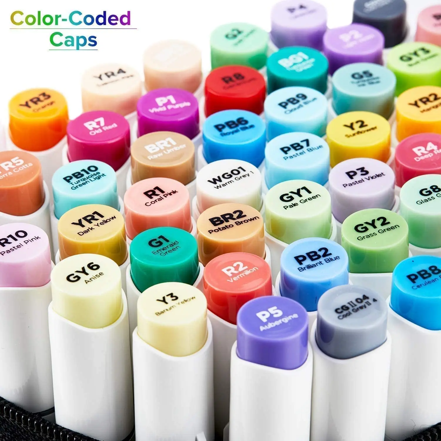 Ohuhu Alcohol Art Markers Set 216 Color Double Tipped Brush