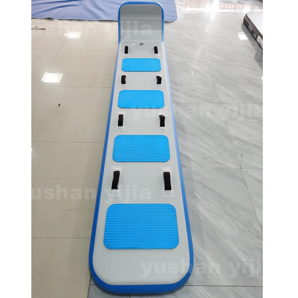 Dropstitch Material Inflatable Toboggan Summer Towable Inflatable Winter Sled Water Sled for Kids and Adults