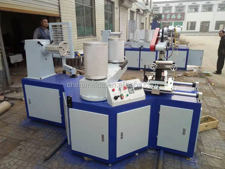 Automatic Small Diameter Spiral Parallel Paper Core Tube Making Machine Paper Tube Rolling Machine