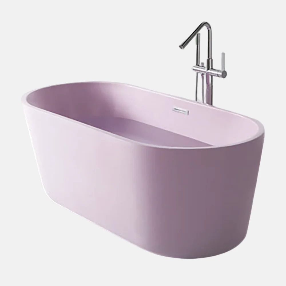 Bathtubs Hot Sale Modern Design Freestanding Bath Tub White Free Standing Alone Soaking Whirlpool Acrylic Bathtubs