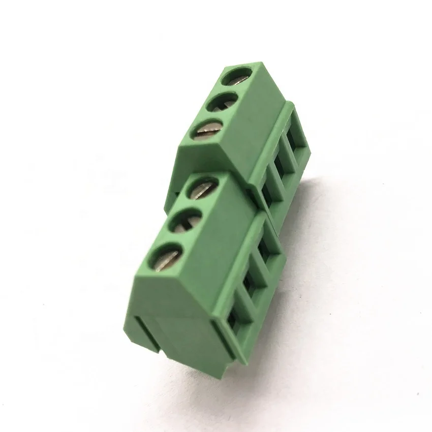 Terminal blocks 45 degree KF103-5.0 WJ103 DG103 pcb connector SMKDSP1.5 brass cage 300V 16A connector