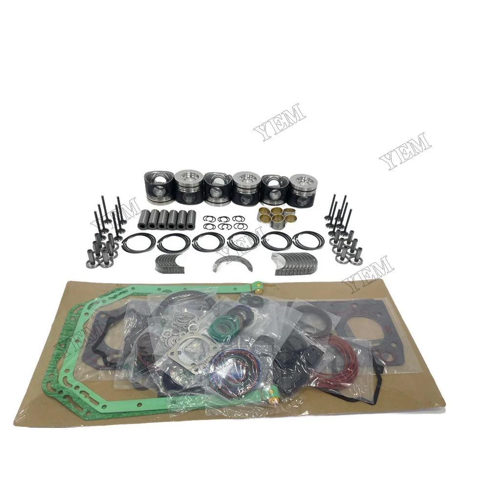 Replacement Overhaul Gasket Kit With Cylinder Gaskets Set Piston Rings Bearing Valves Suitable for Deutz BF6M2012 Engine Parts 5