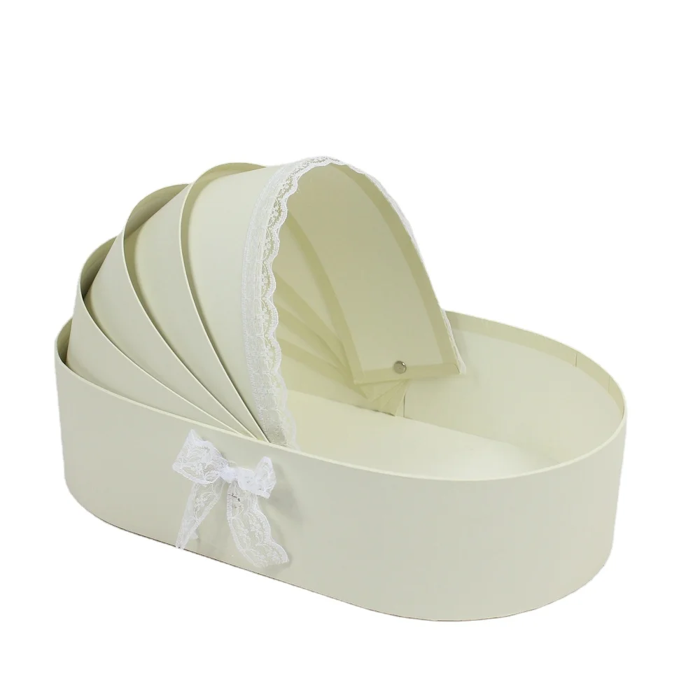 Cute Baby Gift Box Baby Cradle Paper Box Birthday Valentine