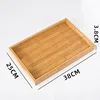 Bandeja de 38 cm de largo x 25 cm de ancho x 5 cm de alto con asas grandes