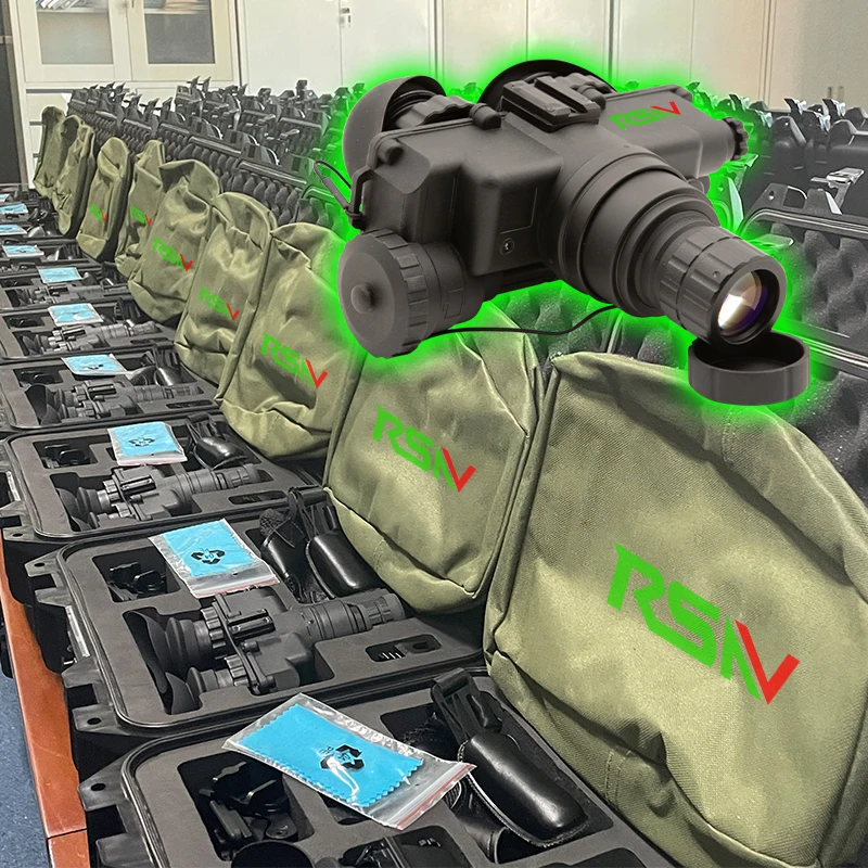 工場価格 PVS-7 低照度暗視装置 第2世代 白色緑色蛍光体暗視ゴーグル