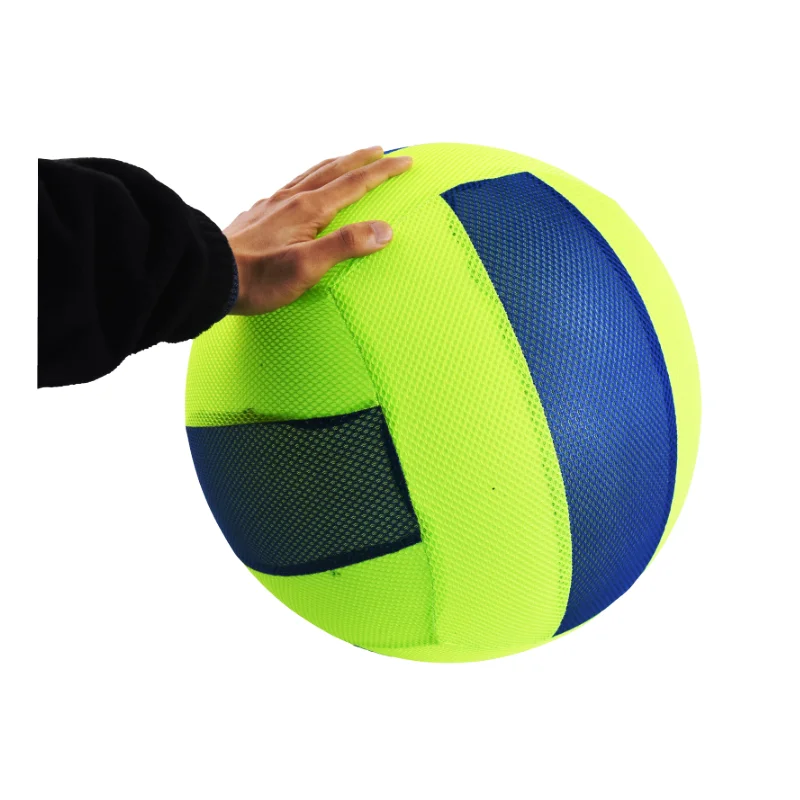 Kids Mesh inflatable ball Jumbo Volleyball Toy Soft Fabric Inflatable Custom Cloth Covered Balls