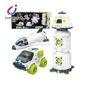 Chengji Kid Toys Manufacturer Safety Child Games Space Shuttle Play Set Children Space Rocket Toy for Kids