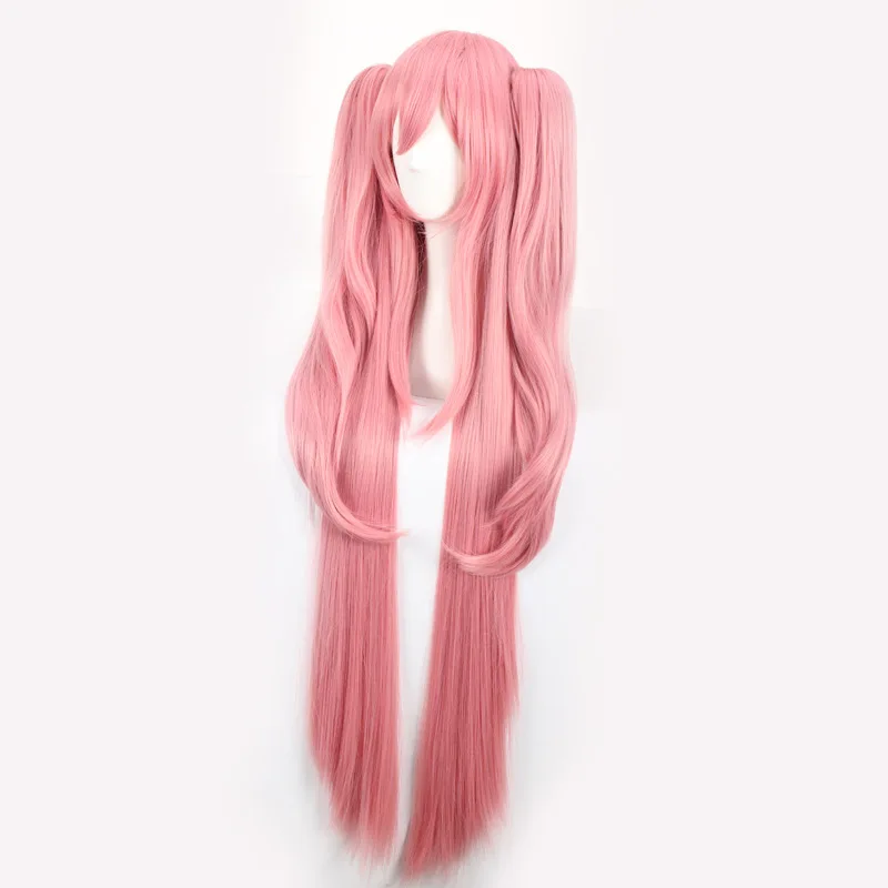 Light Pink Gradient Pink Lolita Wig Fairy Long Curly Pigtails
