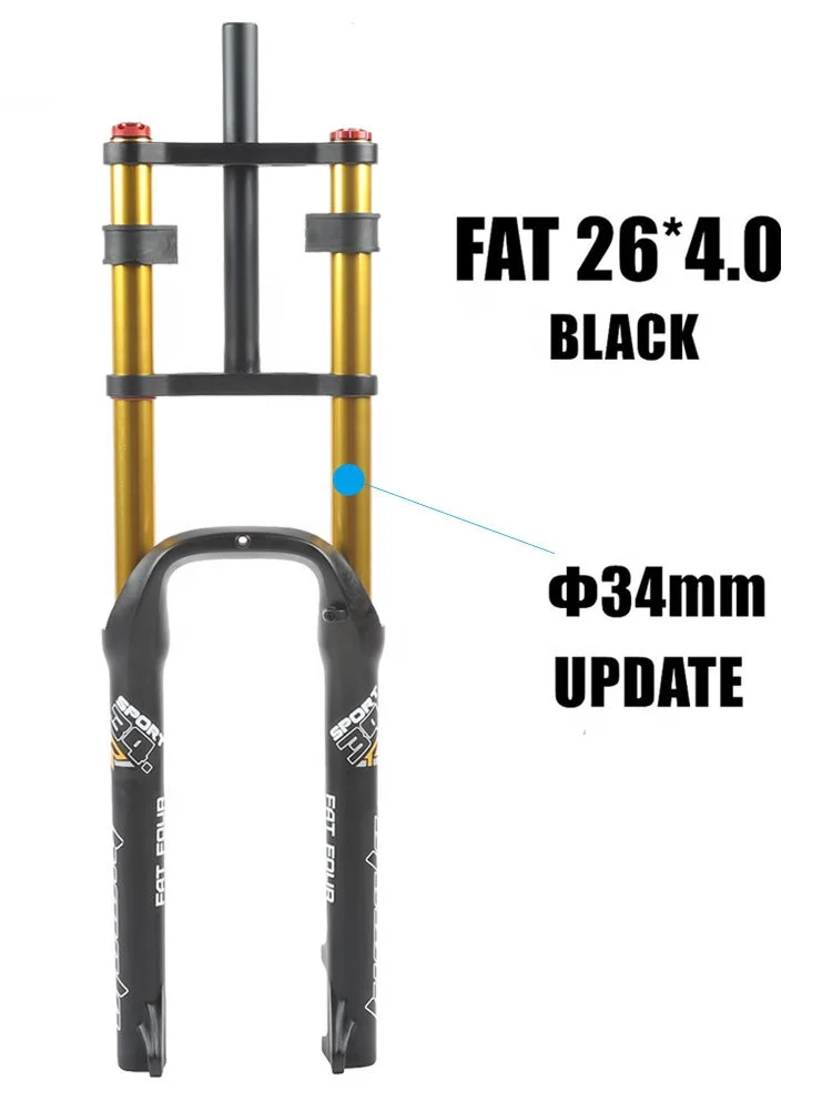 Himalo Fat Bike Fork 26''*4.0'' 135mm Bicycle Fork Double Shoulder Air