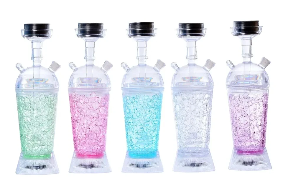 Cheap Wholesale Hookahs Hubbly Bubble Plastic Hookah Travel Hookah Car