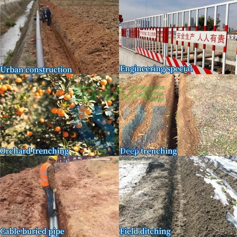 Trenching Machine Double Chain Trencher Digging Chain