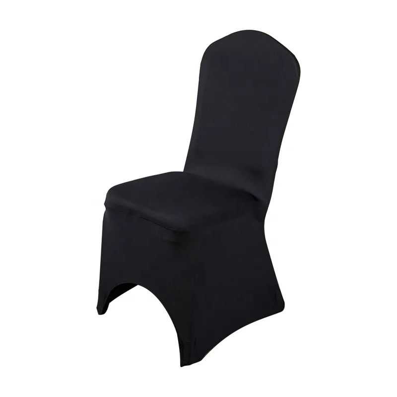 Оптовая продажа эластичные чехлы на стулья Chivari из белого полиэстера для офиса банкета