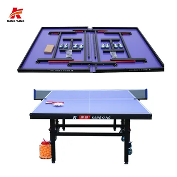 China New Products 25mm Indoor Table Tennis Board Folding Table Tennis Table With Wheel