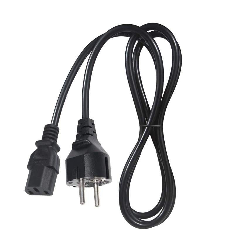 Dây Nguồn Avaya 407786623 6Ft Dài 1.8M AC Power Cord Europe Schuko CEE7 7 Plug To Iec C13 10a 250v 18awg 3x0 75mm Cable Od 6 9mm In China