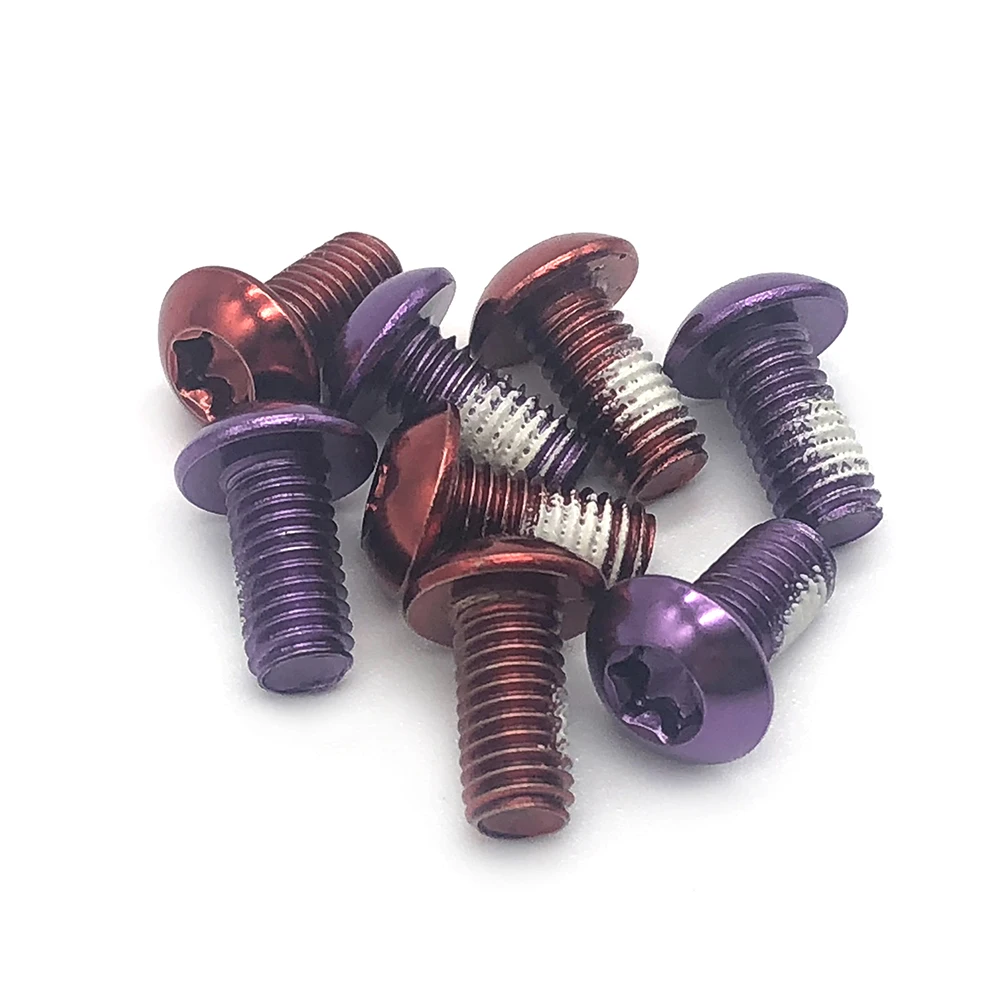 China Wholesale Cnc Custom Gr5 Button Head Torx Titanium Screw M14 M3x10 1mm M8 M6 M4 M2 M3 Metal Mtb Bicycle Titanium Screws