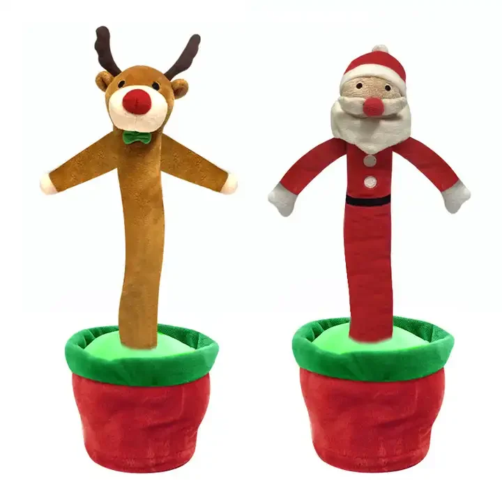 New Creative Music Christmas Toys Singing And Dancing Plush Toys