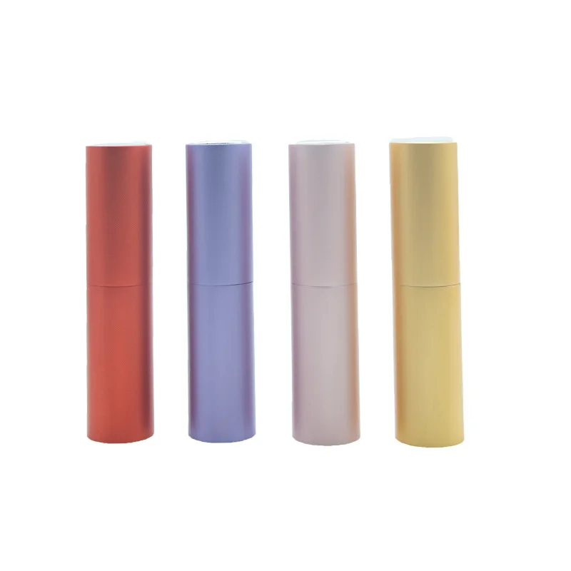 Wholesale Distributed  Mini Twisted up on Aluminum  Glass Spray Bottle 8ml 10 ml Portable Perfume Atomizer for Travel