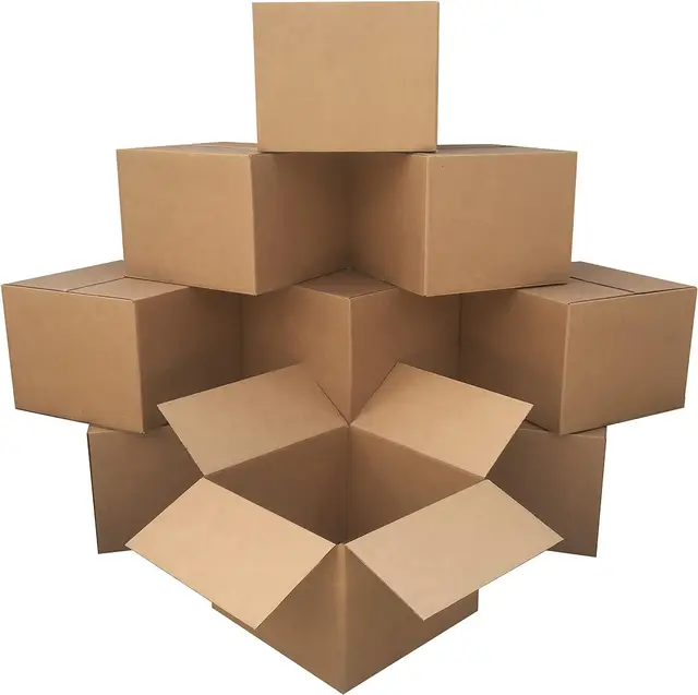 Moving Boxes Bundles Large Moving Boxes 20" x 20" x 15" - Pack of 10
