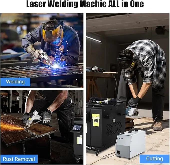 5 in 1 Multifunction Fiber Laser Welding for Pipe / air Cooling Laser Cleaning Machine / 3 kw Laser Welder