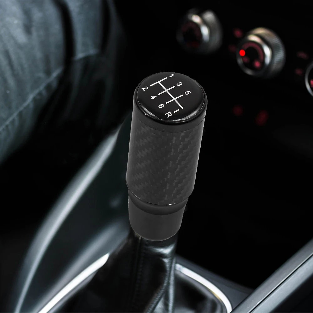 Universal Carbon Fiber Shift Knob Auto Parts Manual 6 Speed Car Gear Knob Buy Universal Shift