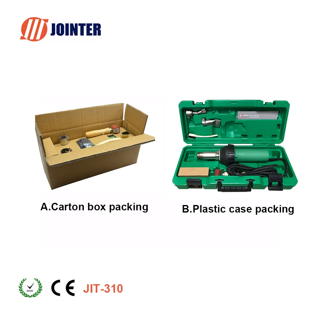 JOINTER Hot Air Shrink Welder Plastic Welding Gun Electric Heat Gun for PVC Floor Repairing