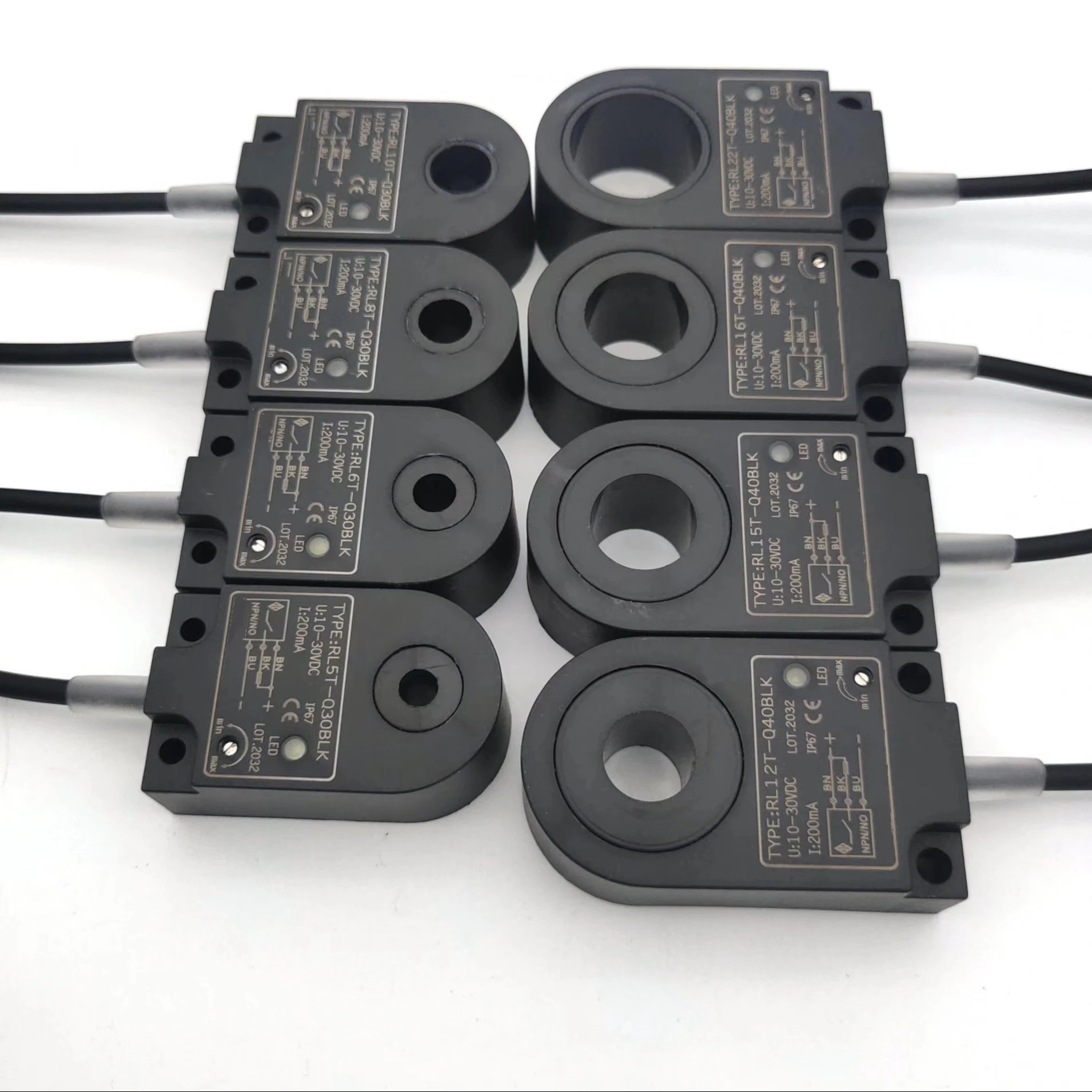 NPN Ring Type Proximity Switch Ring Capacitive Sensor IP67 Detection Aperture 15MM DH 3 Years Free Installation DC 10-30V PNP NC