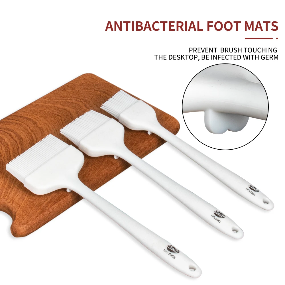 Multipurpose Portable Health Heat Resistant Kitchen Cookware Baking Cooking Basting BBQ Barbecue Silicone Pastry Oil Brush