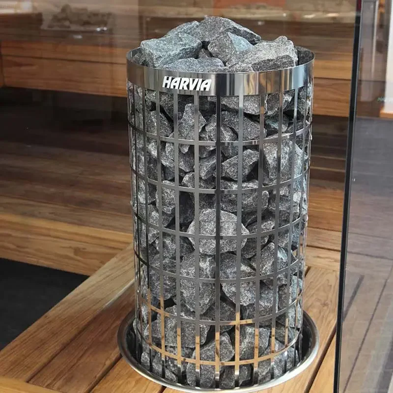 Harvia Cilindro PC70 7KW Modern Portable Dry Steam Sauna Stove for