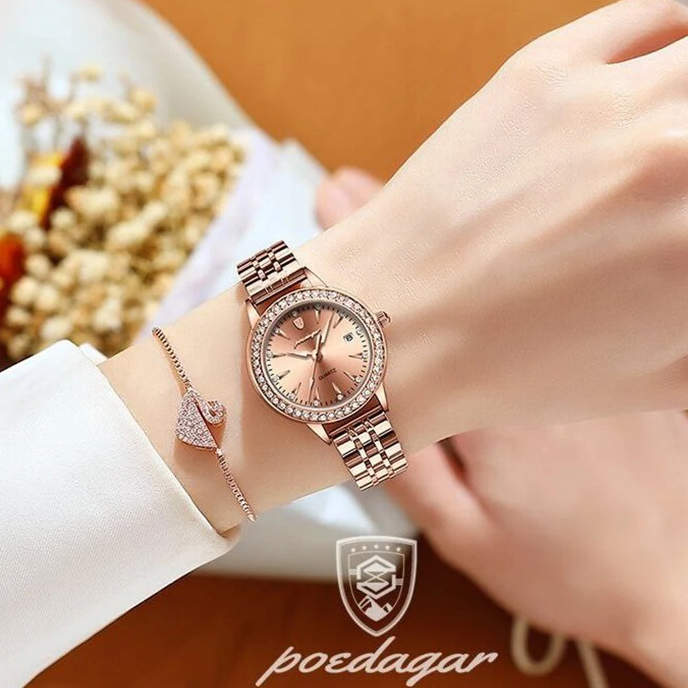 OFFCUP Dameshorloge Dames Quartzhorloges Sport pour Dame, 50ATM Waterdicht Sport Lichtgevend Horloge, Dame Wijzer Geschikt voor Verpleegkundigen Meisjes Mode Casual Vrijetijdsbesteding, Paars