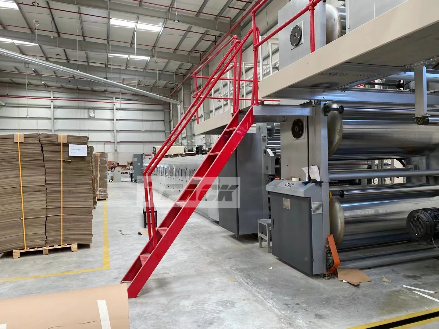 3 Layer 5 Layer 7 Layer  Fully Automatic Corrugated Board Production Line Corrugated Cardboard Box Making Machine