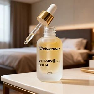 Wholesale 30ML Logo Customization Anti-Aging VC Facial Face Serum Moisturizing Whitening Brightening Emu Oil Green Tea