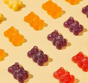 Sour Fruit Bear Pattern Assorted Chewy Gummies Gummy Candy Snacks