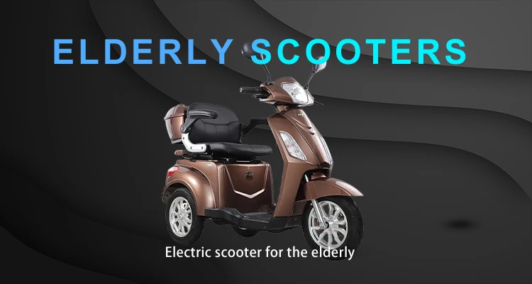 EEC COC Three Wheels Mobility Electric Scooter Adult Safe and Convenience for Elderly Powerful 1000w 60V 20AH Lithium Battery