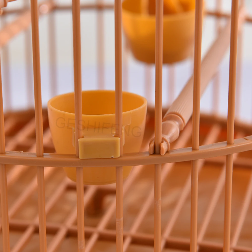 Drop Shipping High Strength Engineering Plastics Outdoor Chinese Style With Hook Handing Walking Portable Parrot Bird Cage