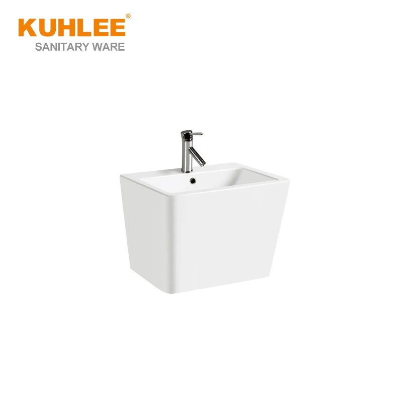 Square White Toilet Sets Ceramic Bathroom Sanitary Ware Toilet Bowl Sets With Sink Suites
