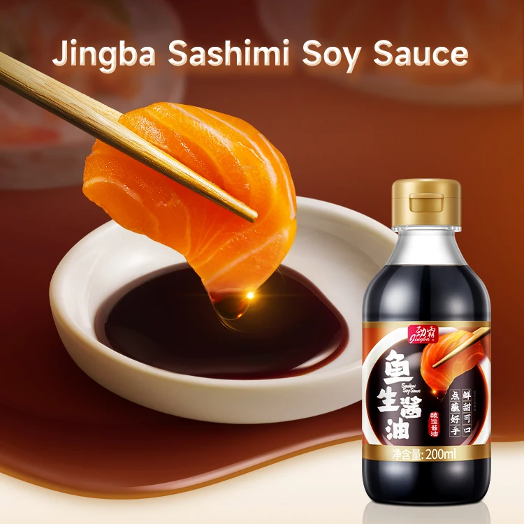 Kecap Sashimi Fermentasi Alami 200 ml/6 g—Saus Celup Manis & Segar untuk Sushi, Seafood, dan Salad Dingin Bergaya Jepang dengan Rasa Umami