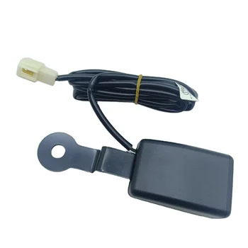 Bus Interior Safety Belt  138mm Length with Wire 1.9m Polyester Steel Metal ABS 3-Point and 2-Point Seatbelt