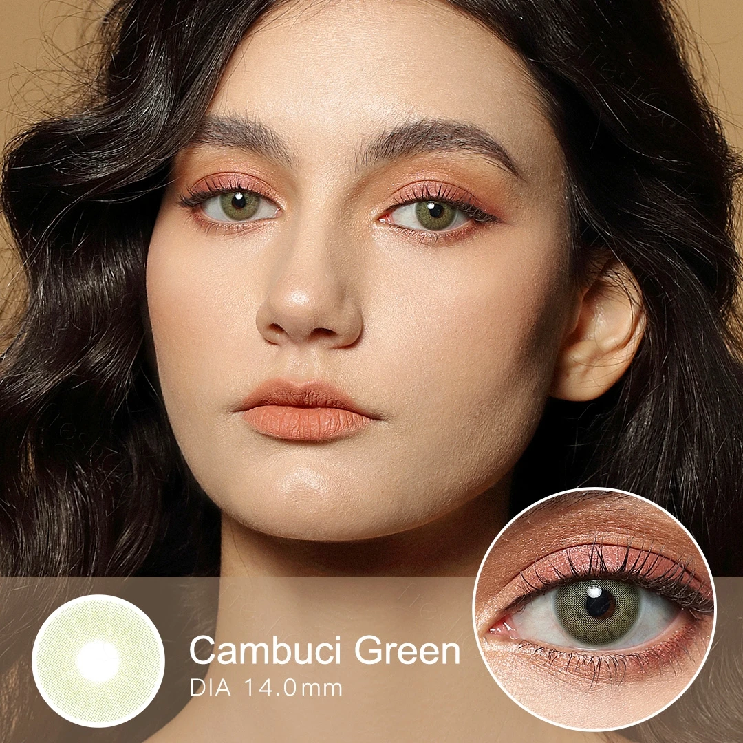 HOT BTS New look  color contact lens beautiful style wholesale yearly disposable colored eye contact lenses