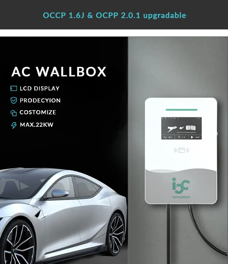 Iocharger Ocpp 1.6 Ocpp 2.0 Upgradeable Ev Ac Charge Station Wallbox
