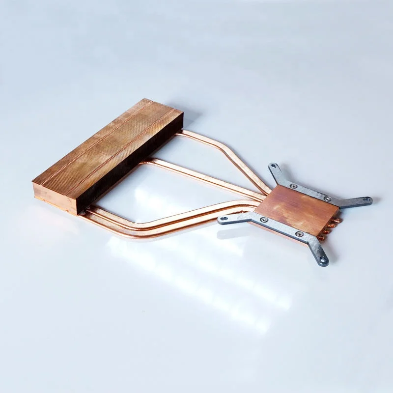 Custom Manufacturer Water Cooling Aluminum Alloy Copper Welding Heat Sink Heat Pipe with Cutting Service
