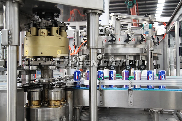 Automatic Tin Can Filling Seaming Packing Aluminum Can Filling Machine Line